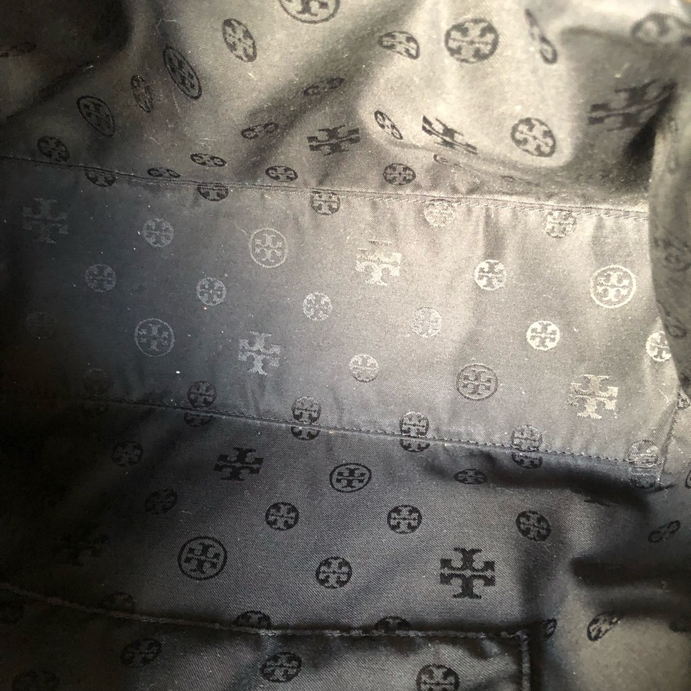 Tory Burch Black Leather Tote - Picture 7 of 11